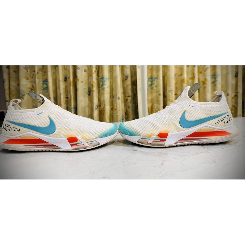Nike React Vapor NXT HC White Teal Habanero - Size 9.5 Women's